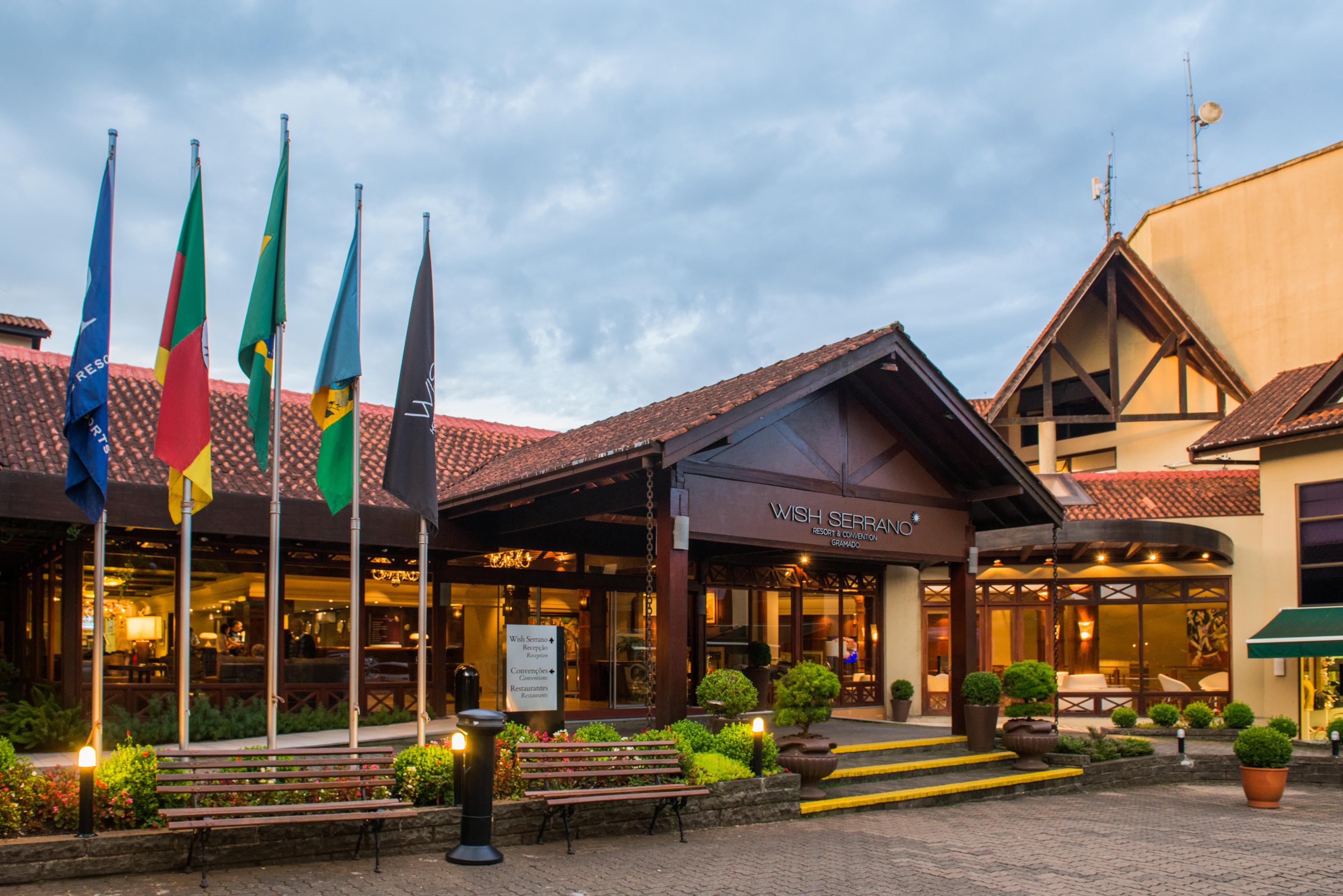 Wish Serrano Resort Gramado Extérieur photo The entrance of the hotel